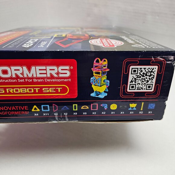 Magformers Magnetic Construction 3D Brain Development Walking Robot Hi Tech Set - Picture 8 of 13